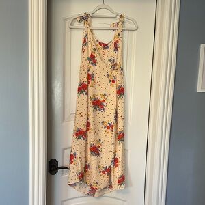 Sézane Floral Polka Dot Dress